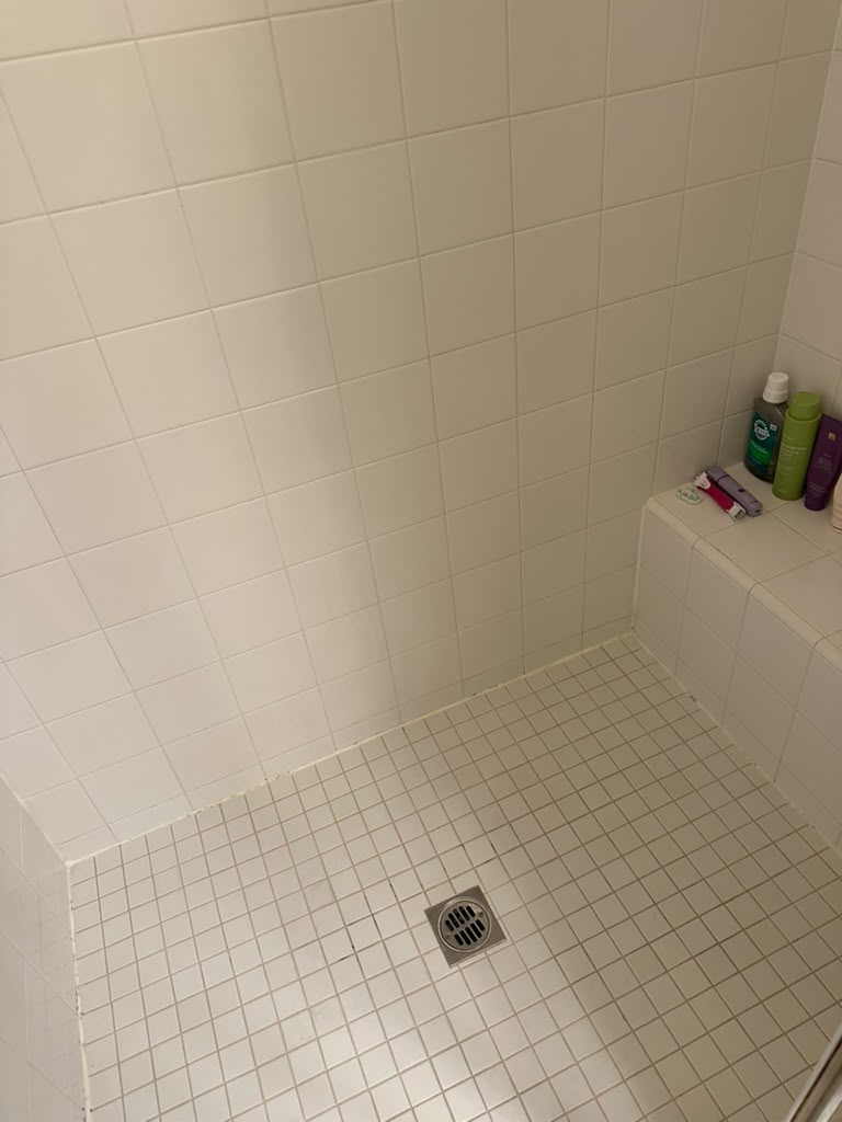 After: Shower Grout Restoration by Nana LLC
